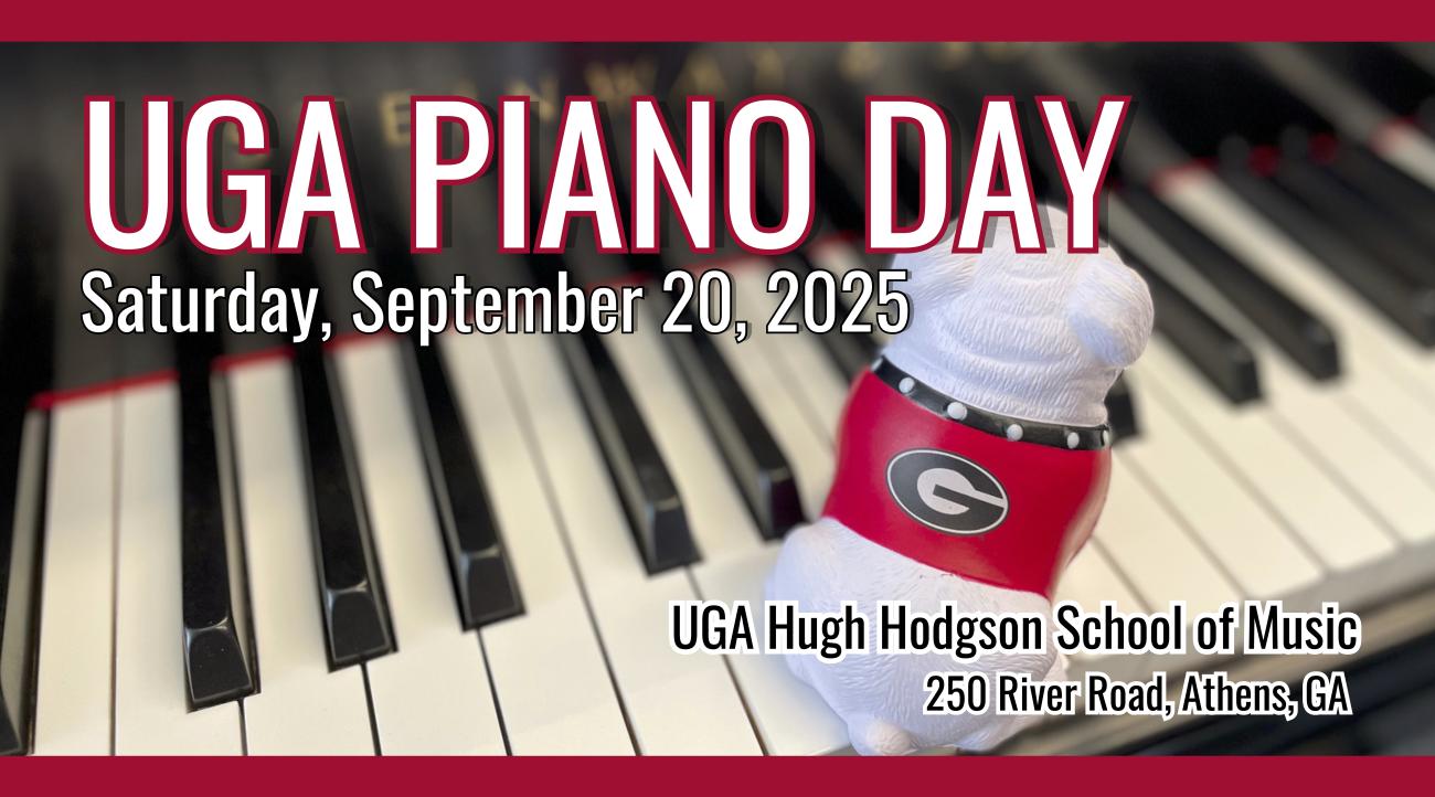 UGA Piano Day Banner