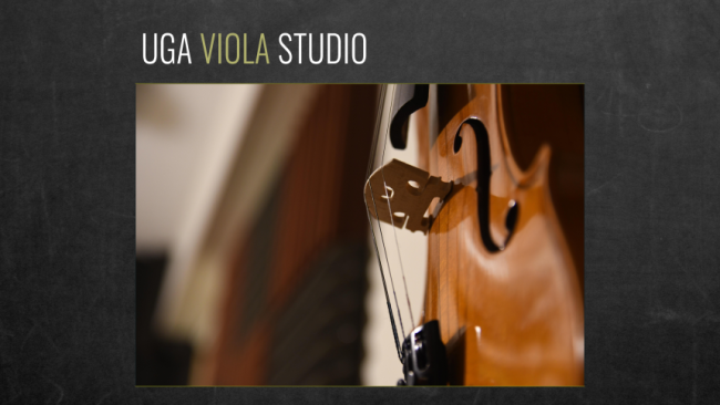 UGA Viola Studio