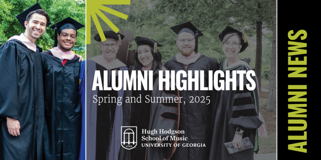 Choral Conducting Graduates and Faculty, some under copy and graphics