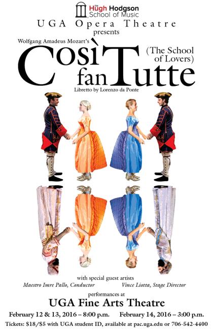 UGA Opera Theatre presents Così fan Tutte