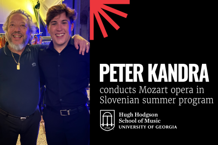 Peter Kandra with Maestro George Pehlivanian, plus text and photos