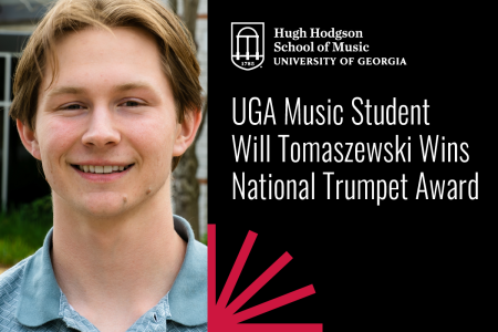 UGA Music Student Will Tomaszewski wins National Trumpet Award